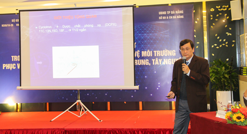 BS. Nguyễn Văn Minh – Trưởng khoa Y học hạt nhân Bệnh viện Đà Nẵng khái quát quá trình ứng dụng NLNT tại bệnh viện